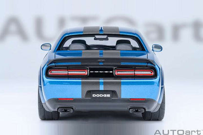 AUTOart 2023 Dodge Challenger SRT Super Stock Frostbite Blue 1:18 Cartsfy Inc.