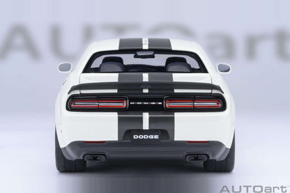 AUTOart 2023 Dodge Challenger SRT Super Stock Knuckle White 1:18 STM Diecast Default Title Default Title-