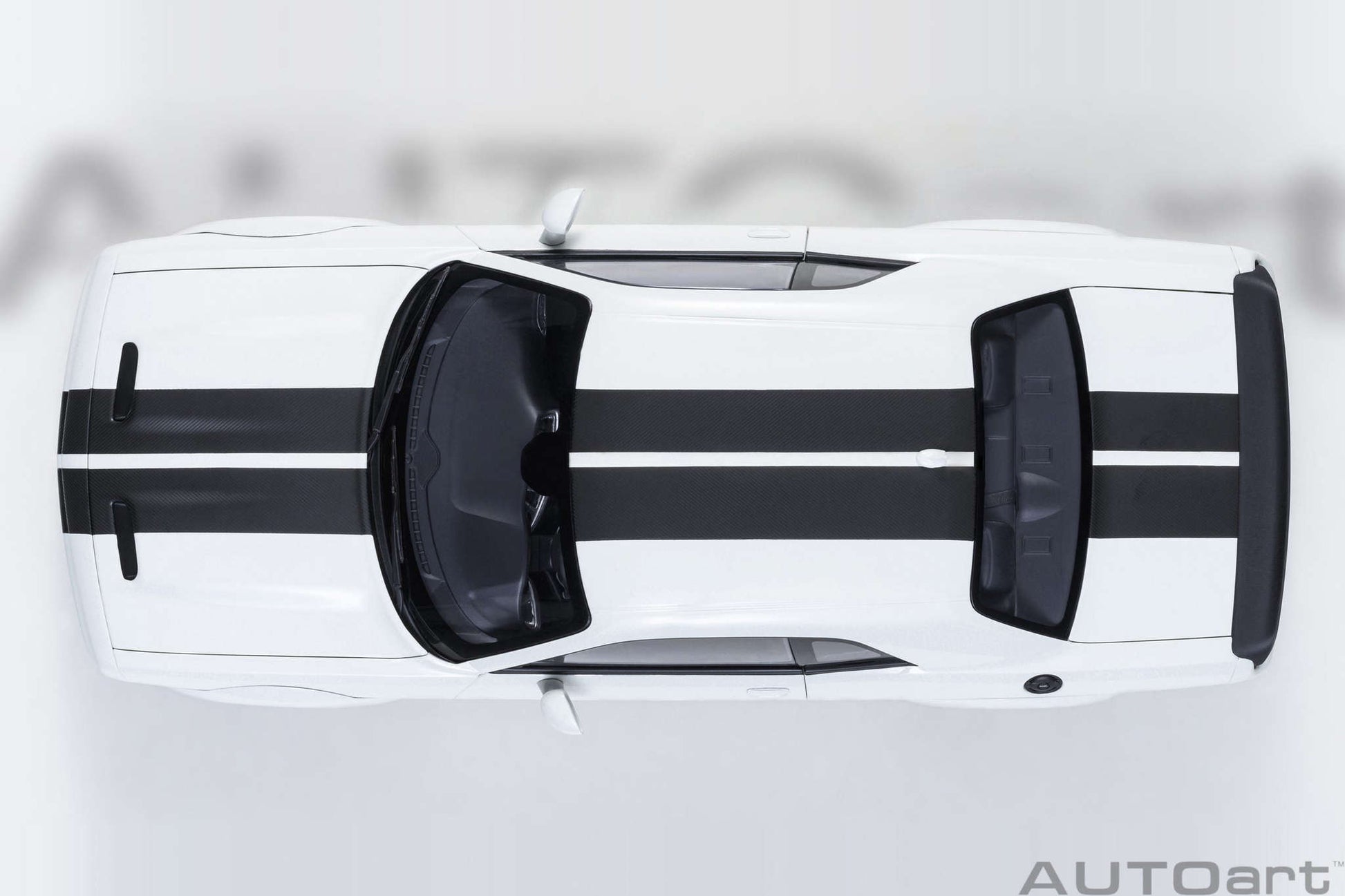 AUTOart 2023 Dodge Challenger SRT Super Stock Knuckle White 1:18 STM Diecast Default Title Default Title-