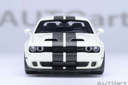AUTOart 2023 Dodge Challenger SRT Super Stock Knuckle White 1:18 STM Diecast Default Title Default Title-