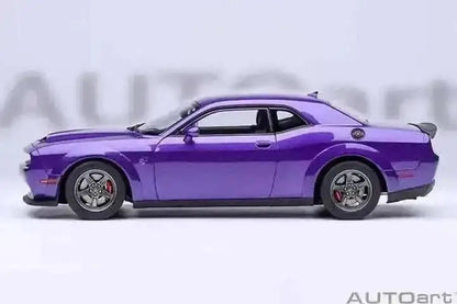 AUTOart 2023 Dodge Challenger SRT Super Stock Plum Crazy (Purple) 1:18 Cartsfy Inc.