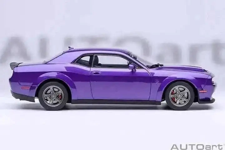 AUTOart 2023 Dodge Challenger SRT Super Stock Plum Crazy (Purple) 1:18 Cartsfy Inc.