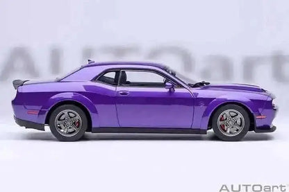 AUTOart 2023 Dodge Challenger SRT Super Stock Plum Crazy (Purple) 1:18 Cartsfy Inc.