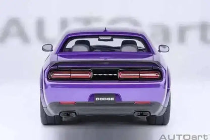 AUTOart 2023 Dodge Challenger SRT Super Stock Plum Crazy (Purple) 1:18 Cartsfy Inc.