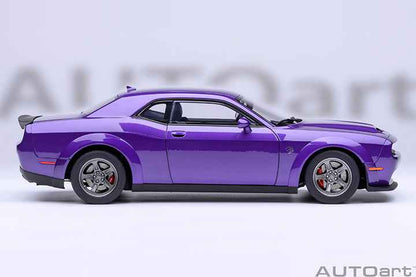 AUTOart 2023 Dodge Challenger SRT Super Stock Plum Crazy (Purple) 1:18 Cartsfy Inc.