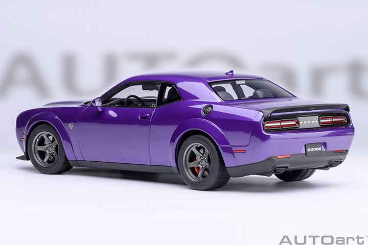 AUTOart 2023 Dodge Challenger SRT Super Stock Plum Crazy (Purple) 1:18 Cartsfy Inc.