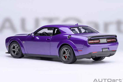 AUTOart 2023 Dodge Challenger SRT Super Stock Plum Crazy (Purple) 1:18 Cartsfy Inc.