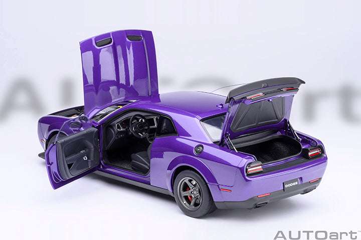 AUTOart 2023 Dodge Challenger SRT Super Stock Plum Crazy (Purple) 1:18 Cartsfy Inc.