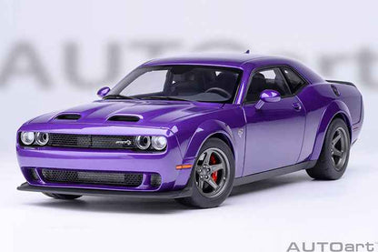 AUTOart 2023 Dodge Challenger SRT Super Stock Plum Crazy (Purple) 1:18 Cartsfy Inc.