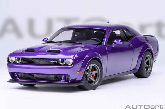 AUTOart 2023 Dodge Challenger SRT Super Stock Plum Crazy (Purple) 1:18 Cartsfy Inc.