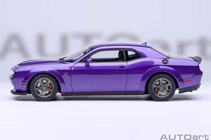 AUTOart 2023 Dodge Challenger SRT Super Stock Plum Crazy (Purple) 1:18 Cartsfy Inc.