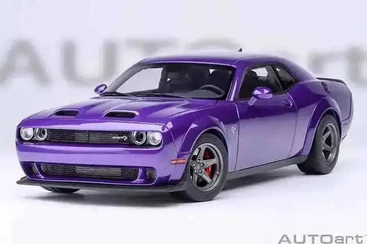 AUTOart 2023 Dodge Challenger SRT Super Stock Plum Crazy (Purple) 1:18 Cartsfy Inc.
