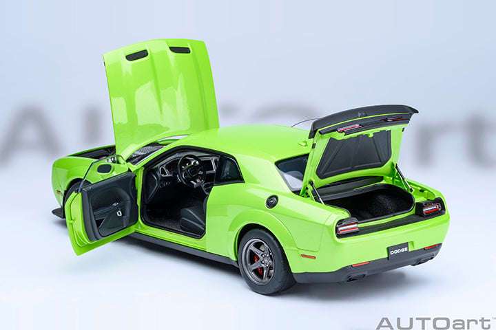 AUTOart 2023 Dodge Challenger SRT Super Stock Sublime Green 1:18 STM Diecast Default Title Default Title-