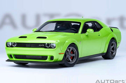 AUTOart 2023 Dodge Challenger SRT Super Stock Sublime Green 1:18 STM Diecast Default Title Default Title-