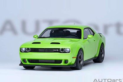 AUTOart 2023 Dodge Challenger SRT Super Stock Sublime Green 1:18 STM Diecast Default Title Default Title-