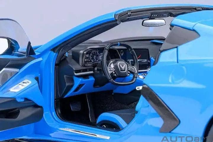 AUTOart Chevy Corvette C8 Z51 Rapid Blue 1:18 STM Diecast Default Title Default Title-
