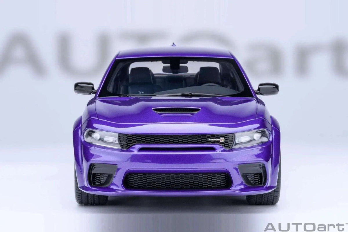 AUTOart Dodge Charger R/T Scat Pack Widebody Plum Crazy Purple 1:18 STM Diecast Default Title Default Title-