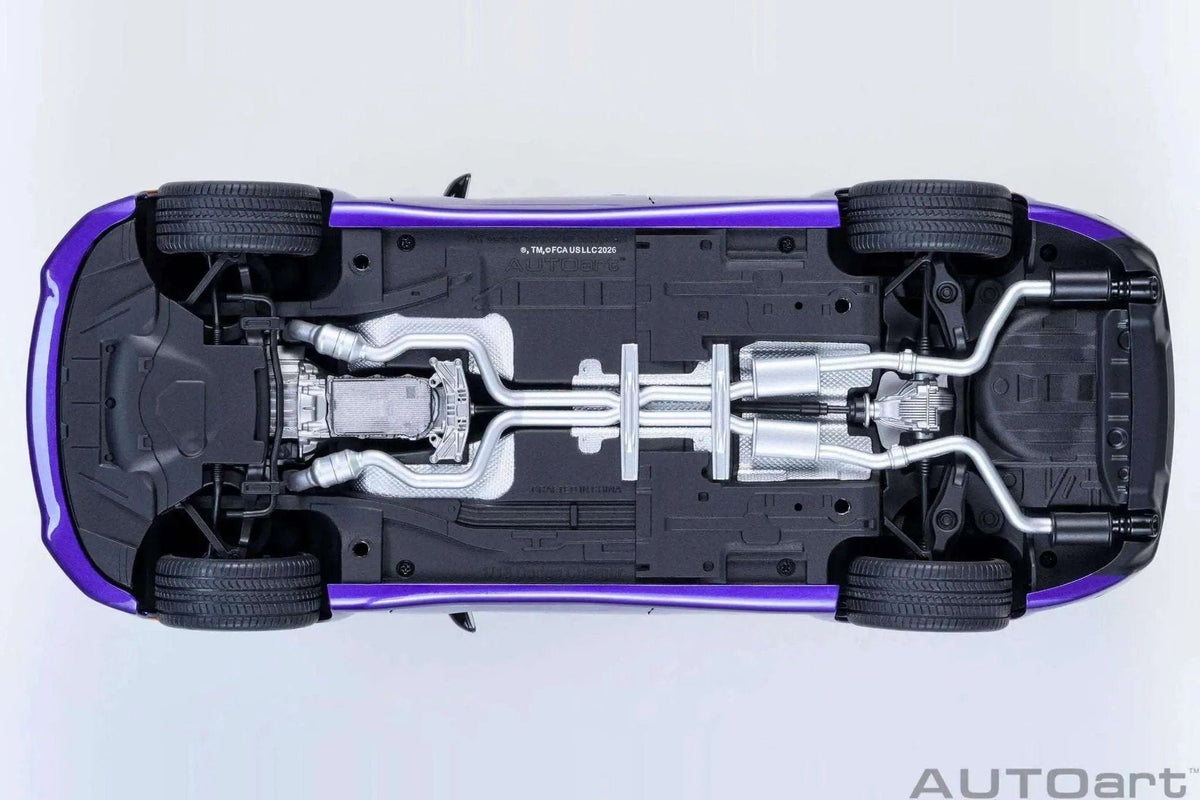 AUTOart Dodge Charger R/T Scat Pack Widebody Plum Crazy Purple 1:18 STM Diecast Default Title Default Title-