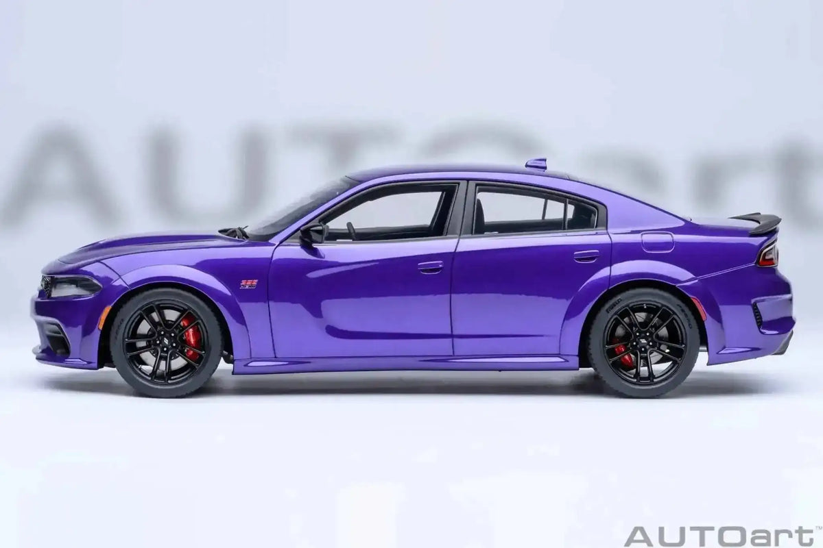 AUTOart Dodge Charger R/T Scat Pack Widebody Plum Crazy Purple 1:18 Cartsfy Inc.