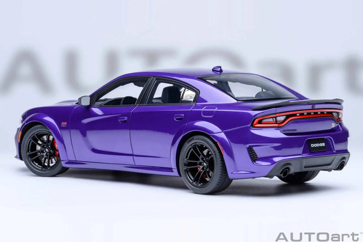 AUTOart Dodge Charger R/T Scat Pack Widebody Plum Crazy Purple 1:18 Cartsfy Inc.