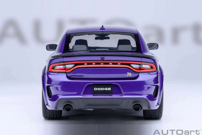 AUTOart Dodge Charger R/T Scat Pack Widebody Plum Crazy Purple 1:18 Cartsfy Inc.
