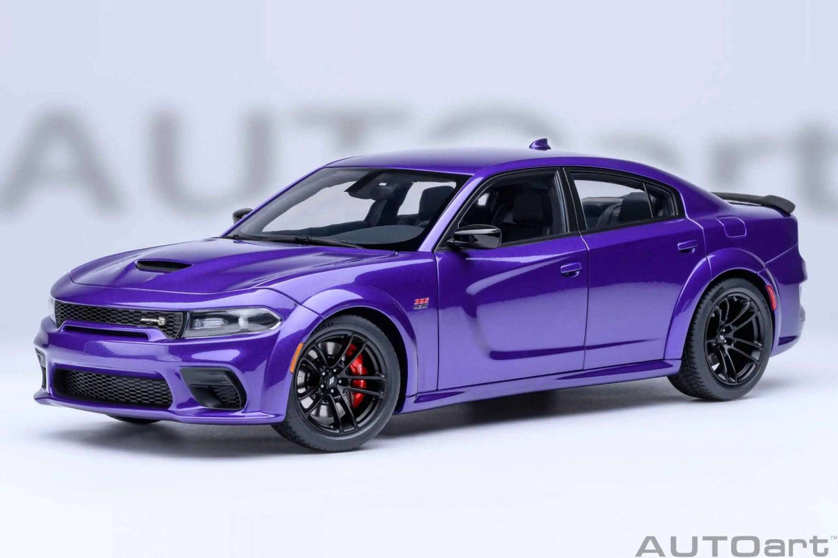 AUTOart Dodge Charger R/T Scat Pack Widebody Plum Crazy Purple 1:18 Cartsfy Inc.