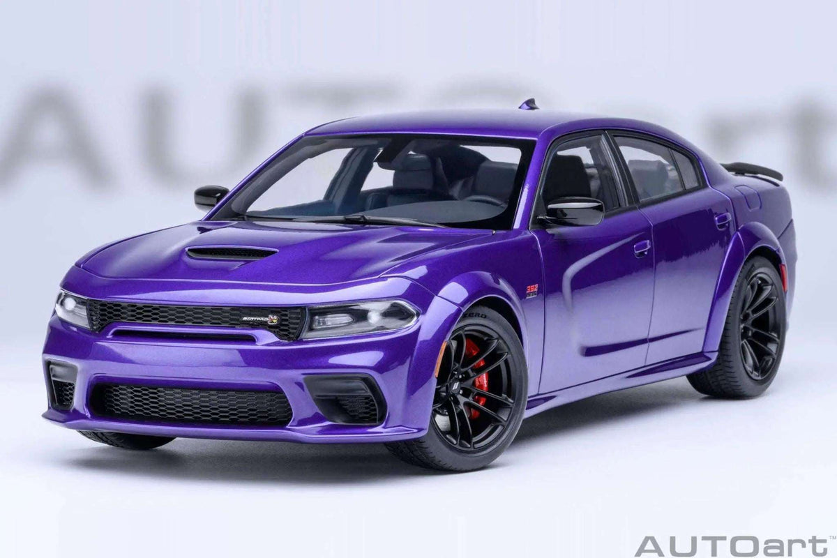 AUTOart Dodge Charger R/T Scat Pack Widebody Plum Crazy Purple 1:18 Cartsfy Inc.