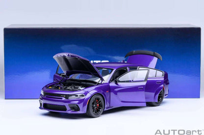AUTOart Dodge Charger R/T Scat Pack Widebody Plum Crazy Purple 1:18 Cartsfy Inc.