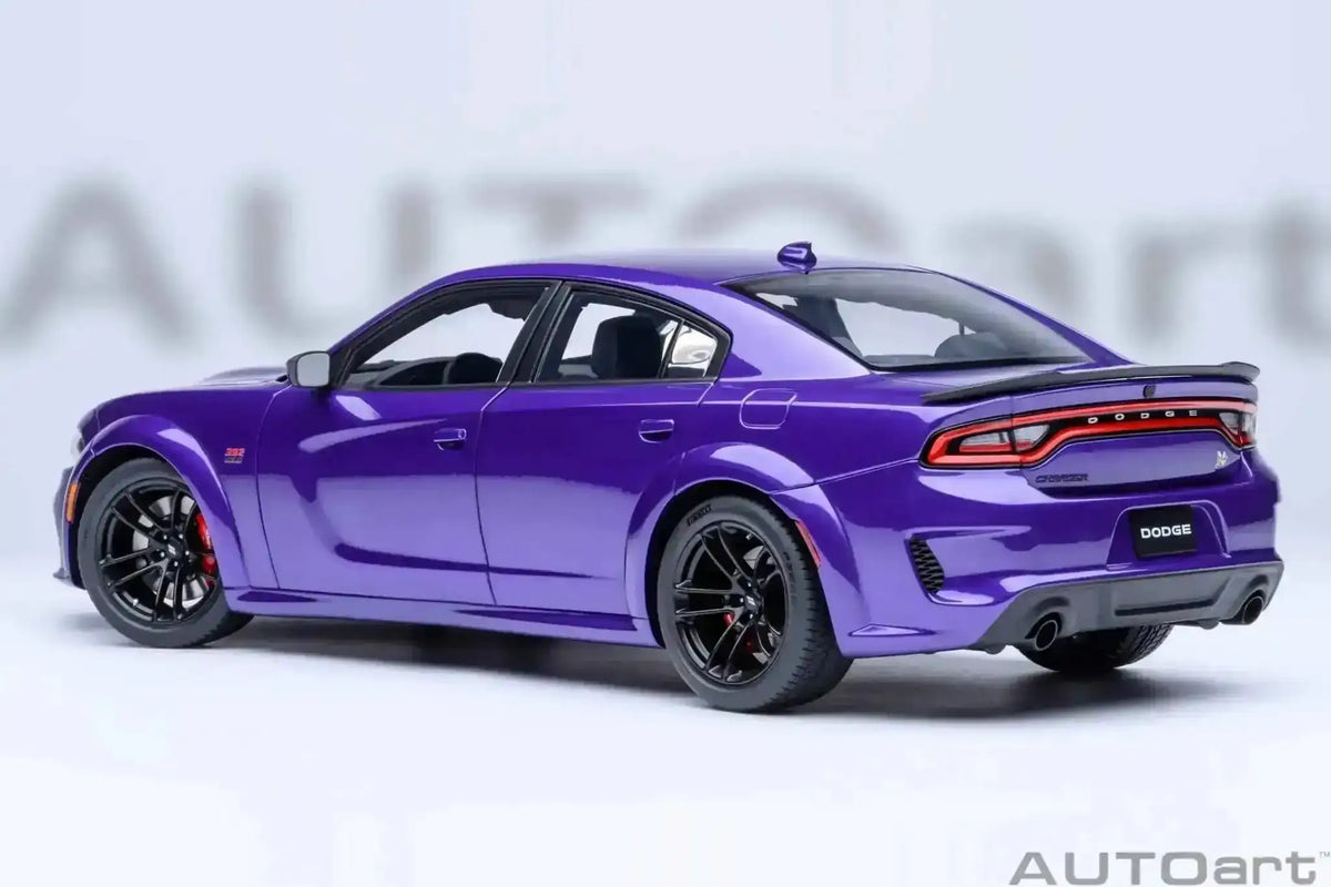 AUTOart Dodge Charger R/T Scat Pack Widebody Plum Crazy Purple 1:18 Cartsfy Inc.