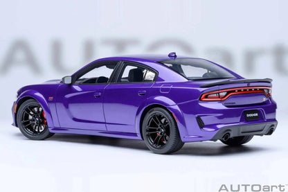AUTOart Dodge Charger R/T Scat Pack Widebody Plum Crazy Purple 1:18 STM Diecast Default Title Default Title-