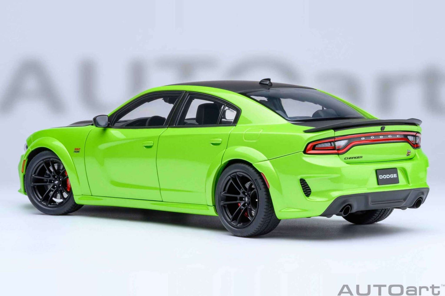 AUTOart Dodge Charger R/T Scat Pack Widebody Sublime Green 1:18 STM Diecast Default Title Default Title-