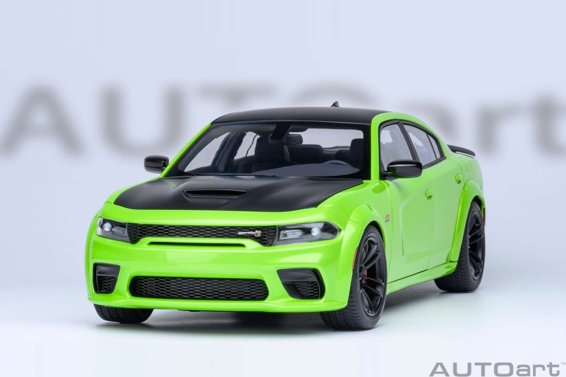 AUTOart Dodge Charger R/T Scat Pack Widebody Sublime Green 1:18 STM Diecast Default Title Default Title-