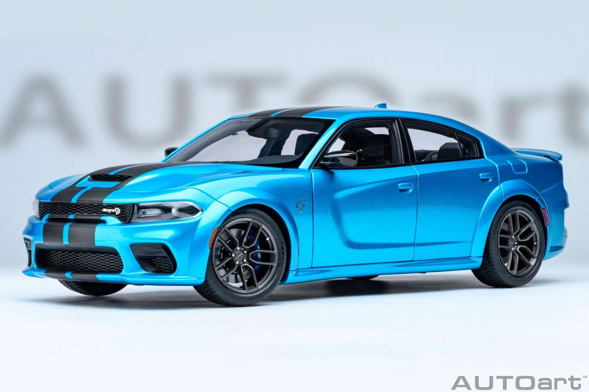 AUTOart Dodge Charger SRT Hellcat Redeye Jailbreak F5 Blue 1:18 STM Diecast Default Title Default Title-