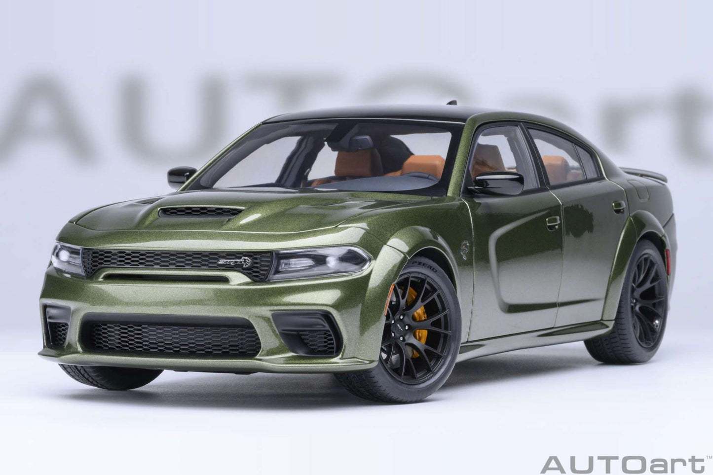 AUTOart Dodge Charger SRT Hellcat Redeye Jailbreak F8 Green 1:18 STM Diecast Default Title Default Title-