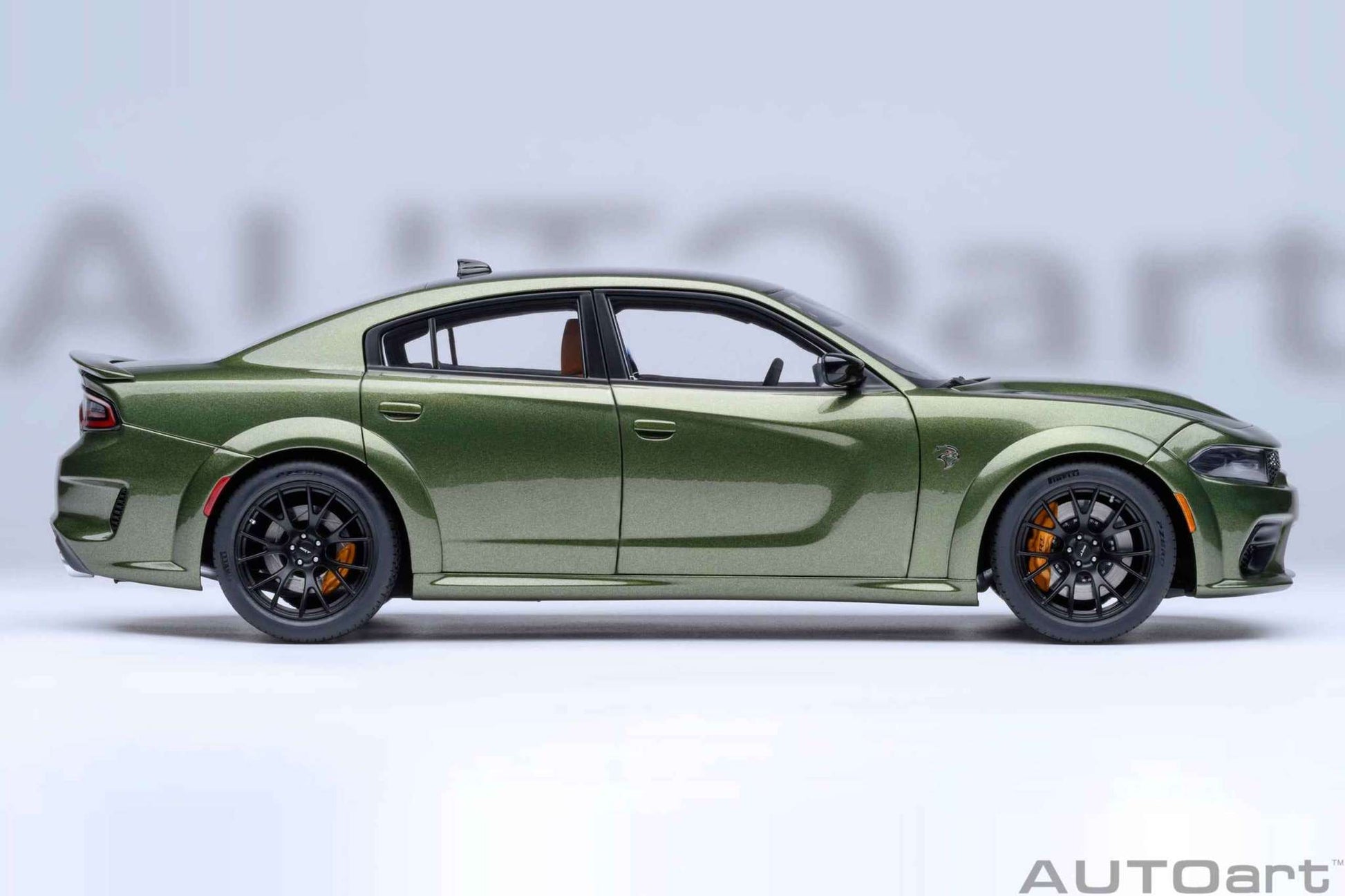 AUTOart Dodge Charger SRT Hellcat Redeye Jailbreak F8 Green 1:18 STM Diecast Default Title Default Title-