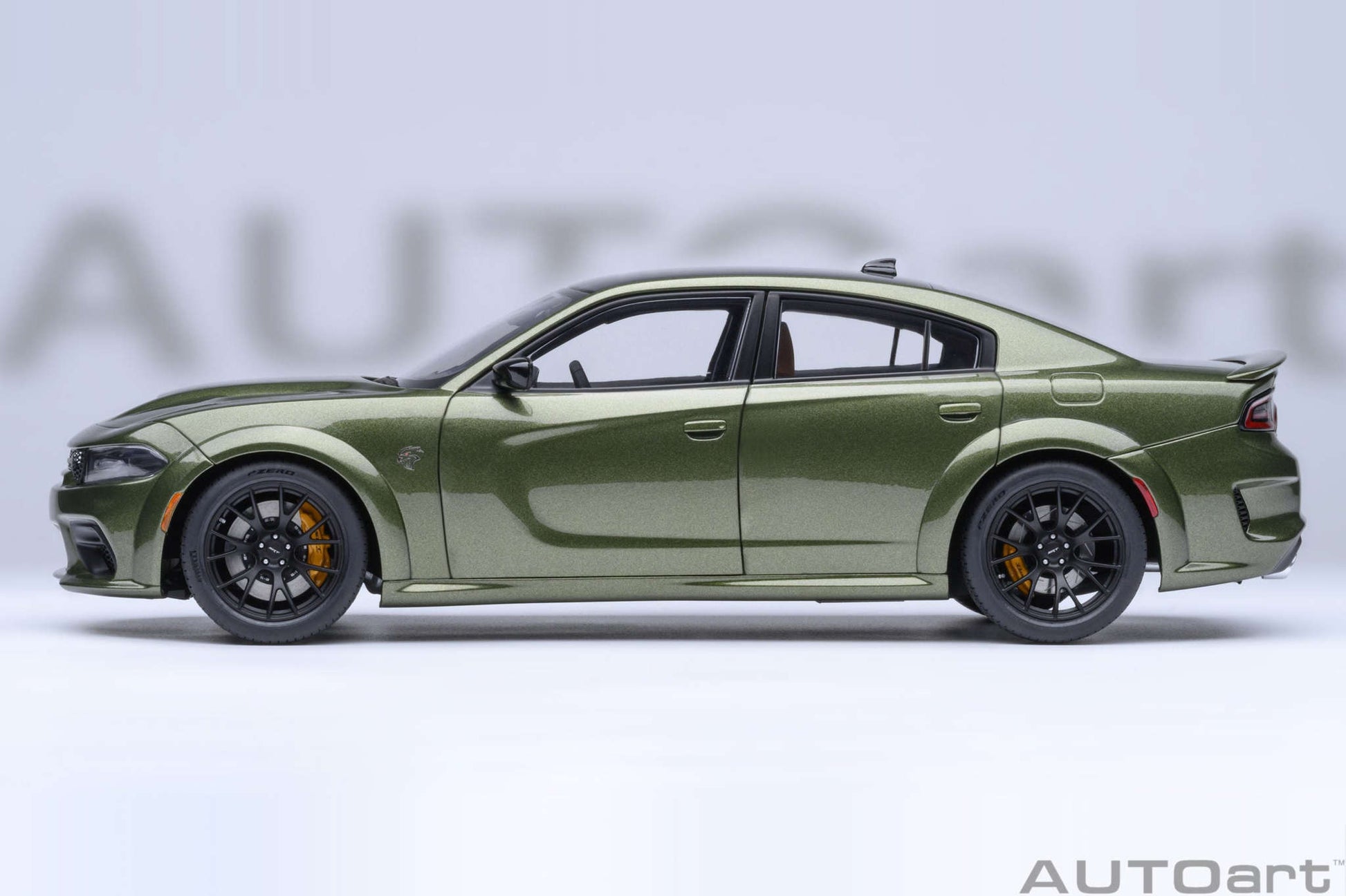 AUTOart Dodge Charger SRT Hellcat Redeye Jailbreak F8 Green 1:18 STM Diecast Default Title Default Title-