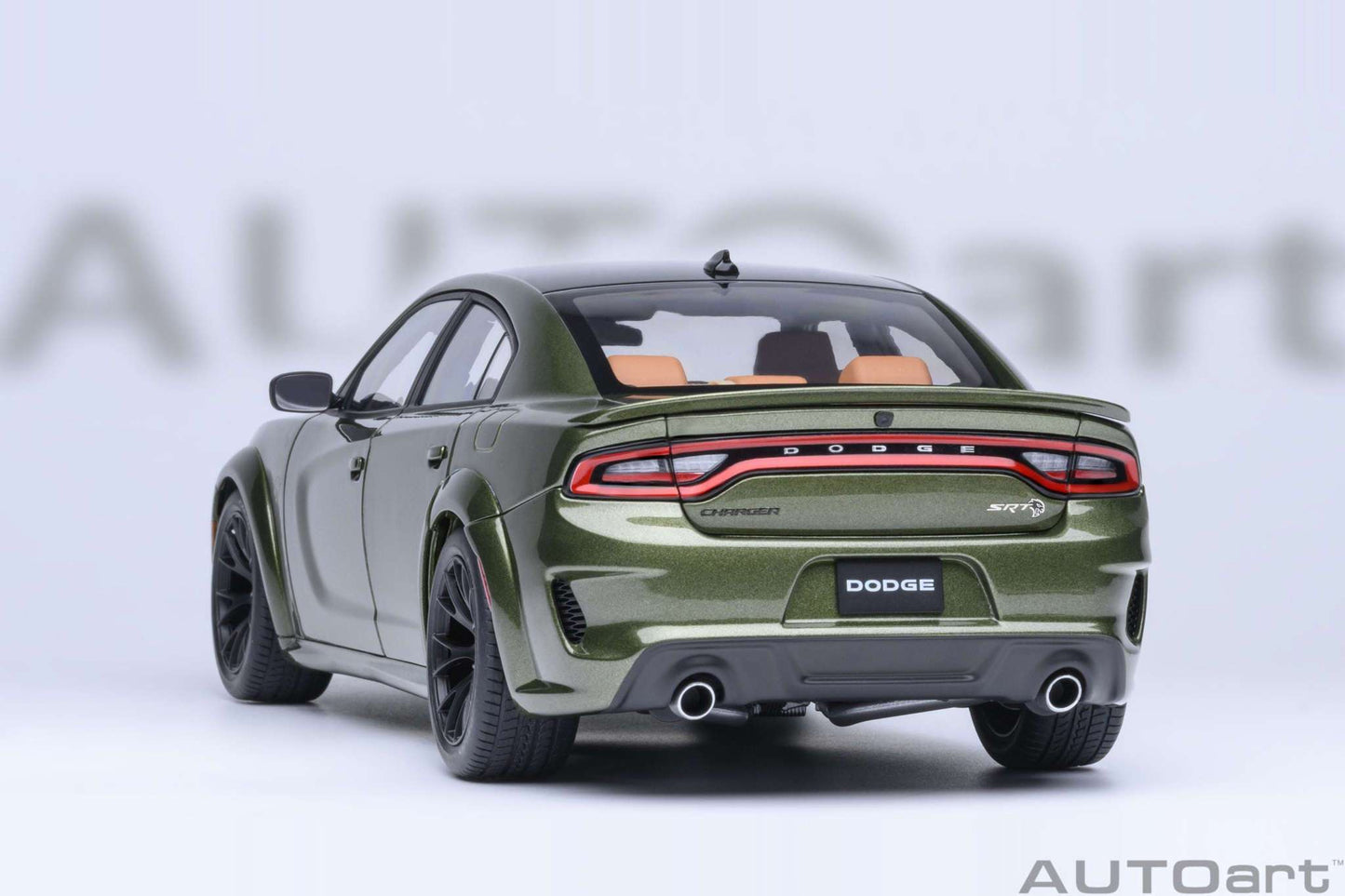 AUTOart Dodge Charger SRT Hellcat Redeye Jailbreak F8 Green 1:18 STM Diecast Default Title Default Title-