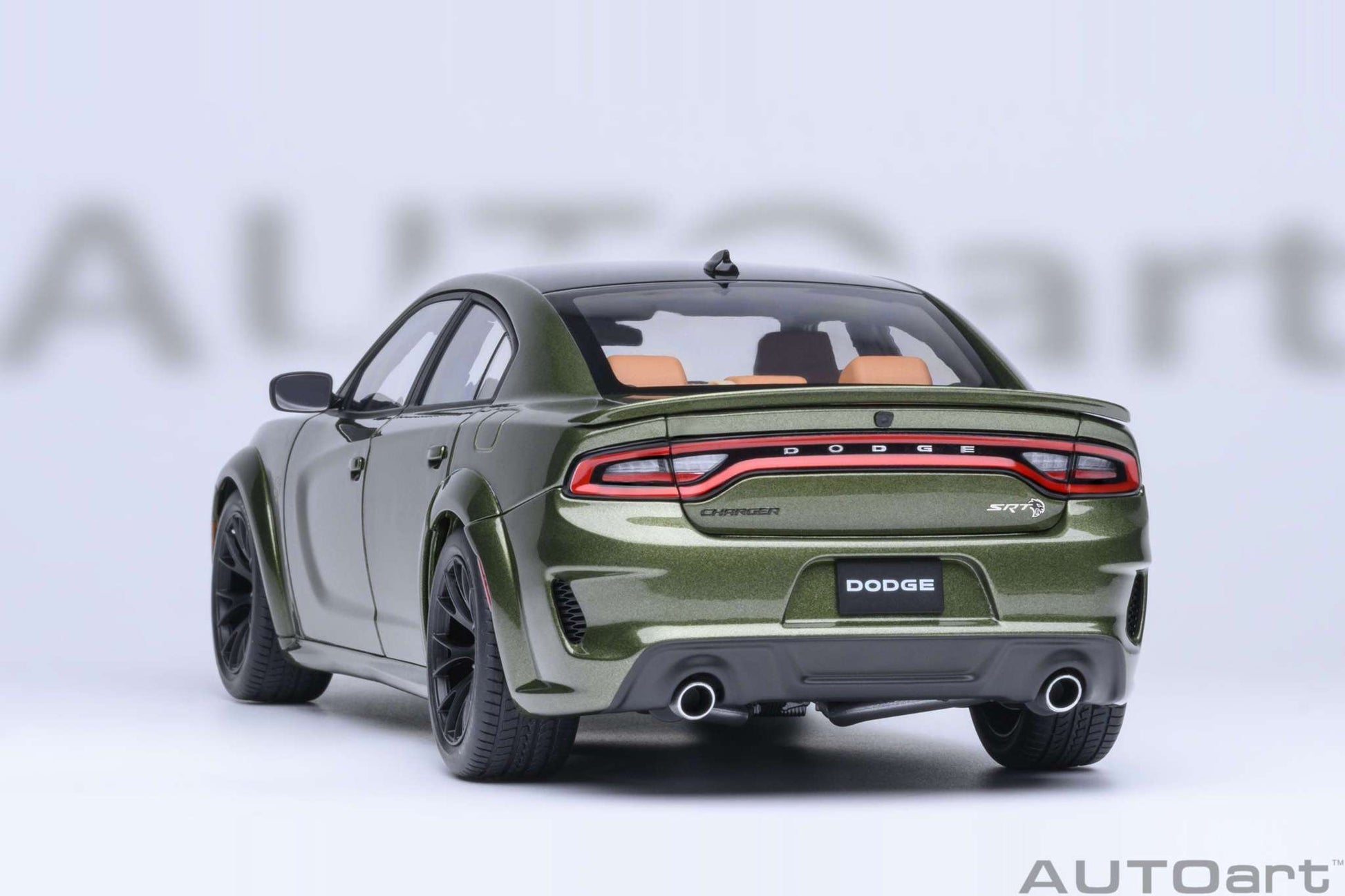AUTOart Dodge Charger SRT Hellcat Redeye Jailbreak F8 Green 1:18 STM Diecast Default Title Default Title-