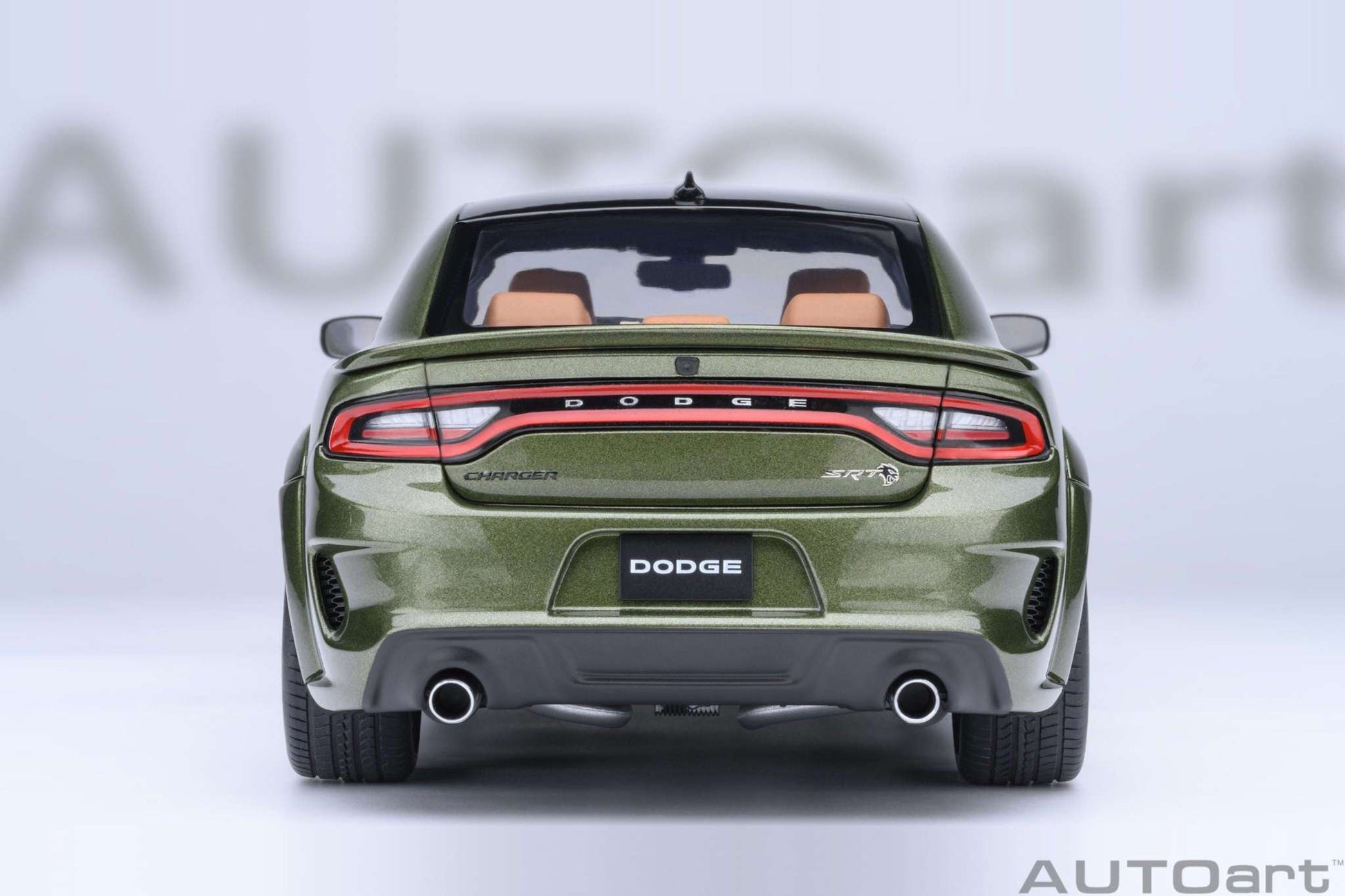 AUTOart Dodge Charger SRT Hellcat Redeye Jailbreak F8 Green 1:18 STM Diecast Default Title Default Title-