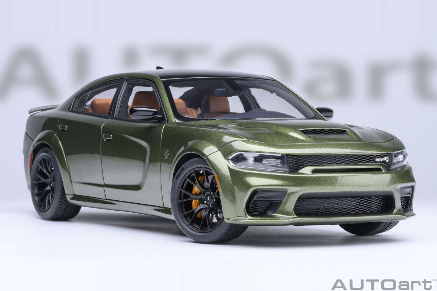 AUTOart Dodge Charger SRT Hellcat Redeye Jailbreak F8 Green 1:18 STM Diecast Default Title Default Title-