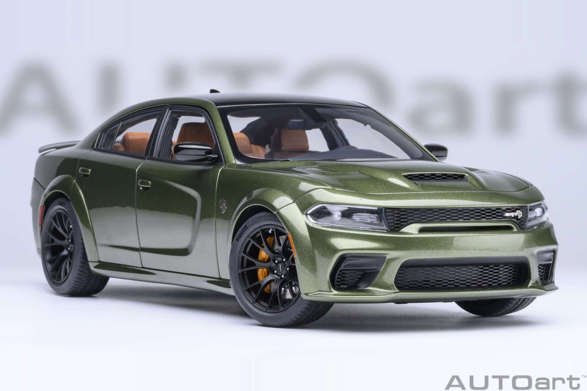 AUTOart Dodge Charger SRT Hellcat Redeye Jailbreak F8 Green 1:18 STM Diecast Default Title Default Title-