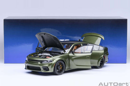 AUTOart Dodge Charger SRT Hellcat Redeye Jailbreak F8 Green 1:18 STM Diecast Default Title Default Title-