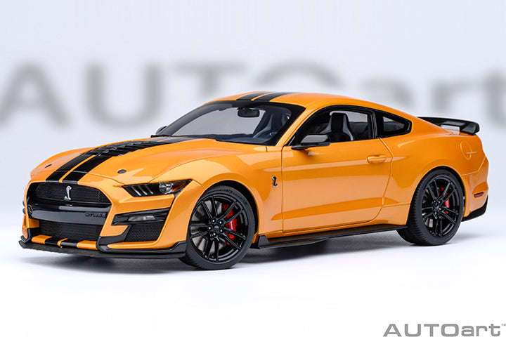 AUTOart Ford Shelby Mustang GT500 Cyber Orange 1:18 STM Diecast Default Title Default Title-