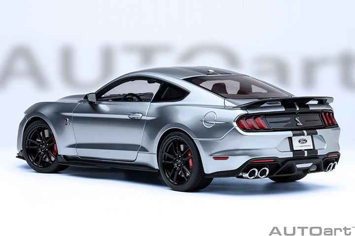 AUTOart Ford Shelby Mustang GT500 Iconic Silver 1:18 STM Diecast Default Title Default Title-