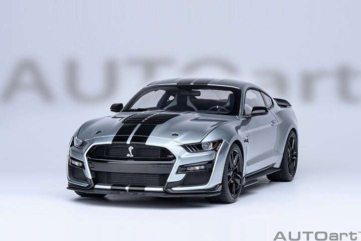AUTOart Ford Shelby Mustang GT500 Iconic Silver 1:18 STM Diecast Default Title Default Title-