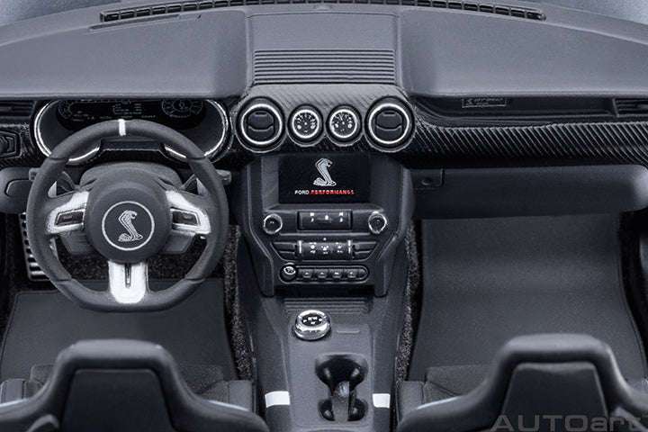 AUTOart Ford Shelby Mustang GT500 Iconic Silver 1:18 STM Diecast Default Title Default Title-