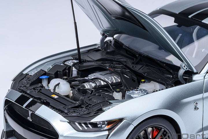 AUTOart Ford Shelby Mustang GT500 Iconic Silver 1:18 STM Diecast Default Title Default Title-
