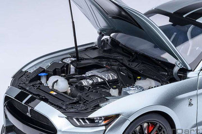 AUTOart Ford Shelby Mustang GT500 Iconic Silver 1:18 STM Diecast Default Title Default Title-