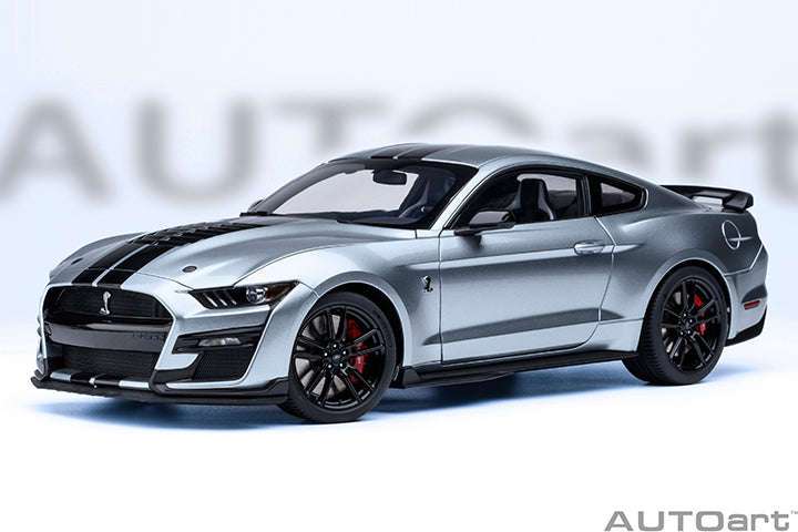 AUTOart Ford Shelby Mustang GT500 Iconic Silver 1:18 STM Diecast Default Title Default Title-