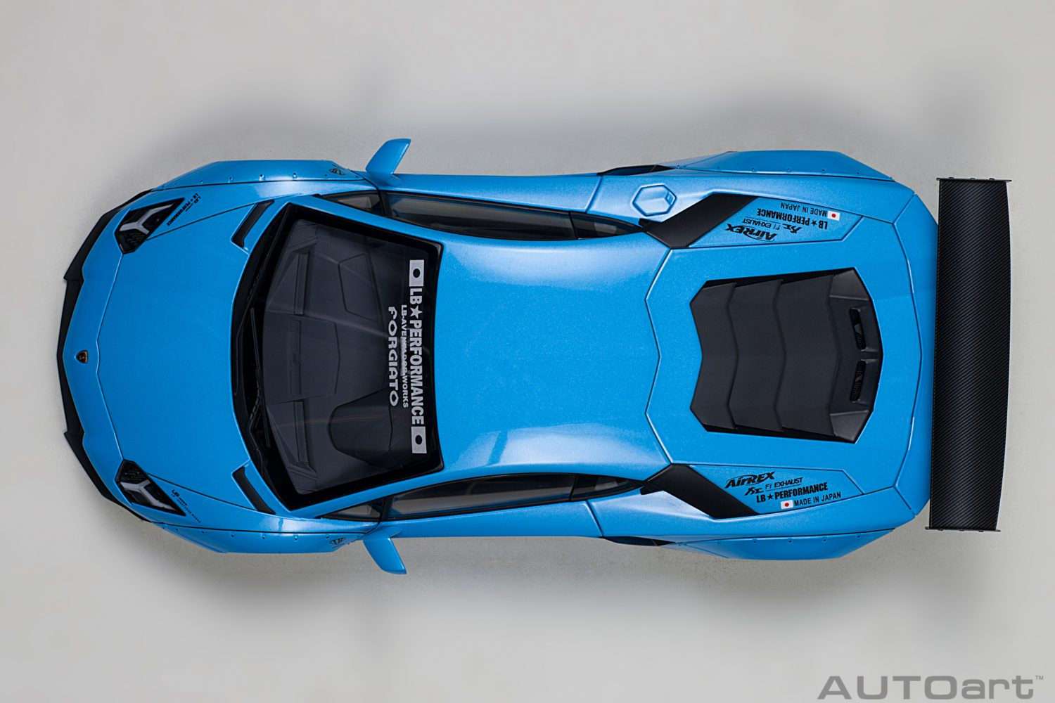 AUTOart Lamborghini Aventador LB Works Metallic Sky Blue 1:18 STM Diecast Default Title Default Title-